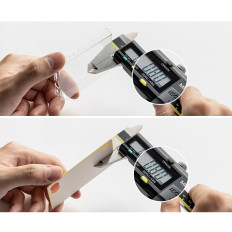 Étui ultrafin pour iPhone 14 Plus Slim semi-transparent