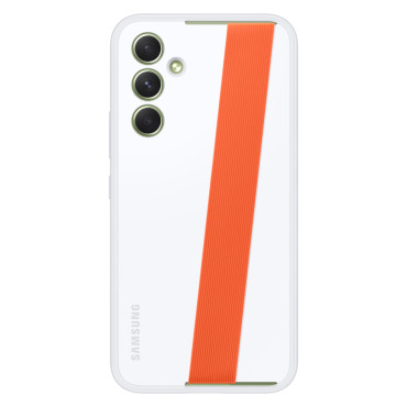 Kryt s popruhom Samsung Galaxy A54 5G Haze Grip Case White