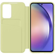 Case Cover with flap window Wallet Galaxy A54 5G Smart View Lime Wallet
