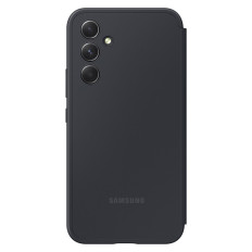 Tapauskansi läppä ikkunan lompakko Galaxy A54 5G Smart View Musta
