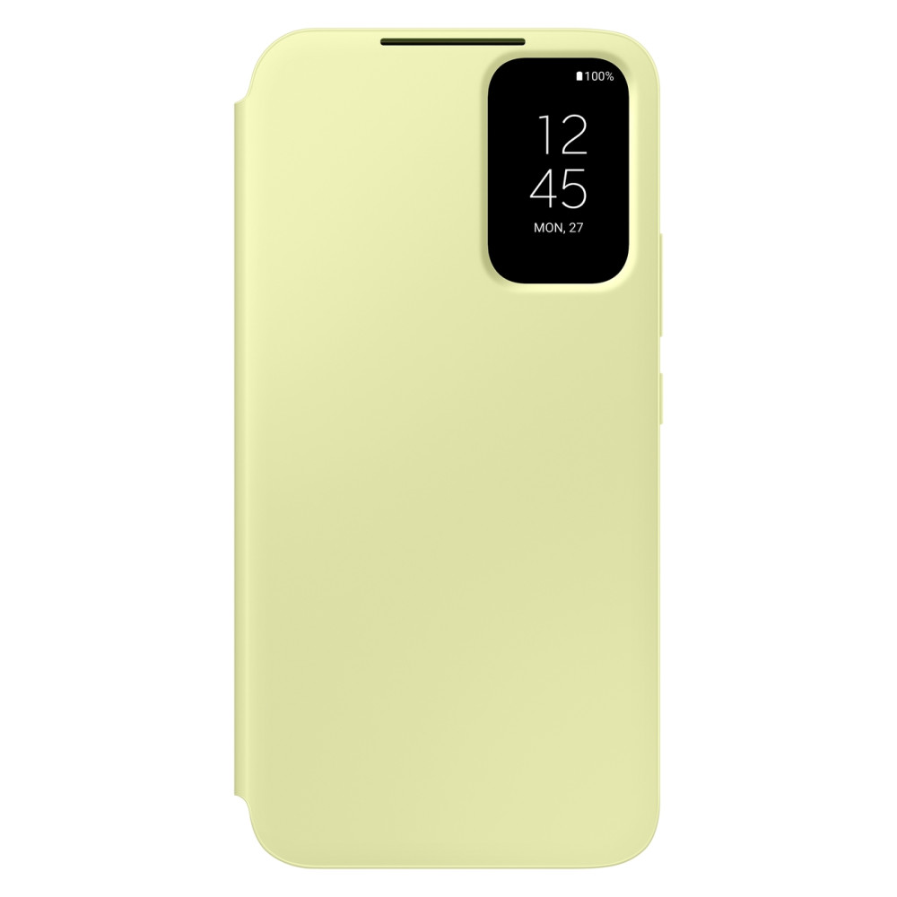 Fallkåpa med flapfönster Plånbok Galaxy A34 5G Smart View Lime Wallet