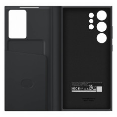 Galaxy S23 Ultra Cont Cont z loputo in pametno View Wallet Case Black