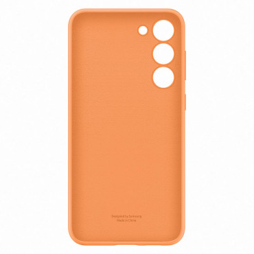 Silikónový prípad Samsung Galaxy S23 + Silikónový kryt oranžovej