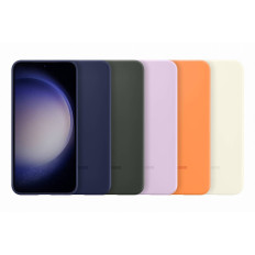 Silikónový prípad Samsung Galaxy S23 + Silikónový kryt oranžovej