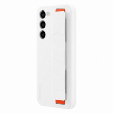 Silikónový kryt krytu ručným popruhom Samsung Galaxy S23 + White