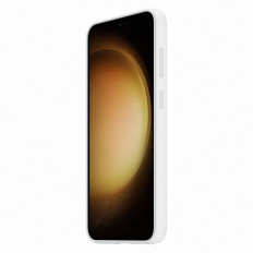 Silikónový kryt krytu ručným popruhom Samsung Galaxy S23 + White