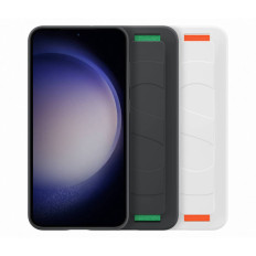 Silikona korpusa segums ar rokas siksnu Samsung Galaxy S23 + White