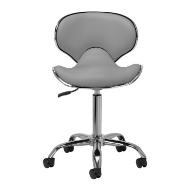Gabbiano q-4599 grå kosmetisk pall — framsida