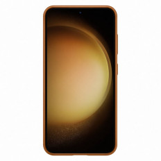Gadījuma maisiņš ar dabīgu ādas Samsung Galaxy S23 Ādas segumu kamielis