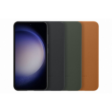 Torbica z naravno kožo Samsung Galaxy S23 Usnje CAMEL