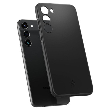 Svetlo a ultra tenké ochranné puzdro Samsung Galaxy S23 Thin Fit Black