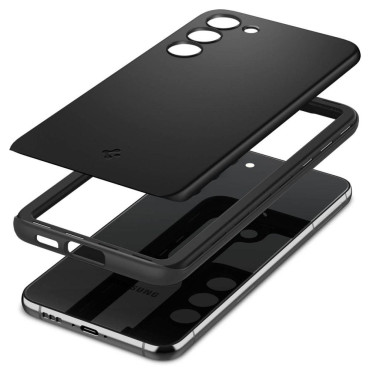Licht en ultra dunne beschermhoes Samsung Galaxy S23 dunne pasvorm zwart