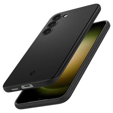 Svetlo a ultra tenké ochranné puzdro Samsung Galaxy S23 Thin Fit Black