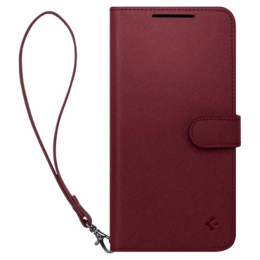 Θήκη με πορτοφόλι και τσέπη για το Galaxy S23 + Wallet S Plus Burgundy