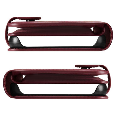 Θήκη με πορτοφόλι και τσέπη για το Galaxy S23 + Wallet S Plus Burgundy