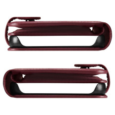 Caso con billetera y bolsillo para Galaxy S23 + Wallet S Plus Borgoña