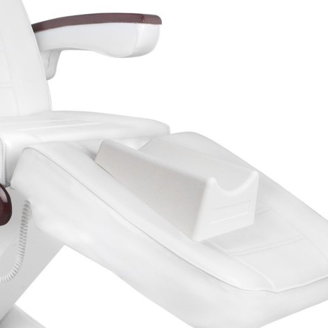 Pediküre-Fußstütze Activ Podo Weiß — Detailaufnahme Armlehne