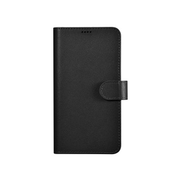 Caso de capa de couro para Samsung Galaxy S23 carteira caso preto