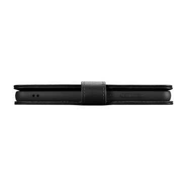 Caso de capa de couro para Samsung Galaxy S23 carteira caso preto
