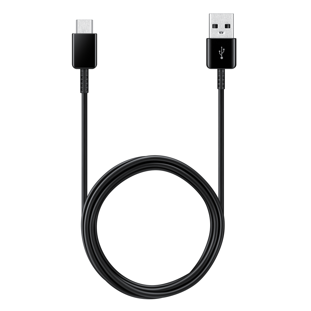 2 x Samsung USB-kabel - USB-C 480MB / s 5A 1.5m Svart set 2st
