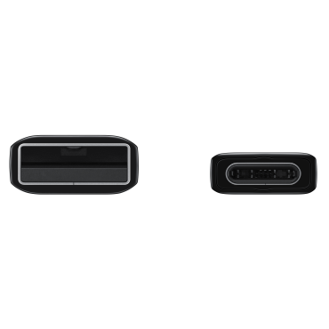 2 x Samsung USB-kabel - USB-C 480MB / s 5A 1.5m Svart set 2st