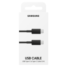 Kabelinė Samsung USB-C 480MB / S 5A 1M juoda kabelis