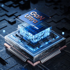 Nopea GAN 140W 3X USB-C USB-AVALO LAKEMINEN + USB-C 240W -kaapeli 1.2m musta