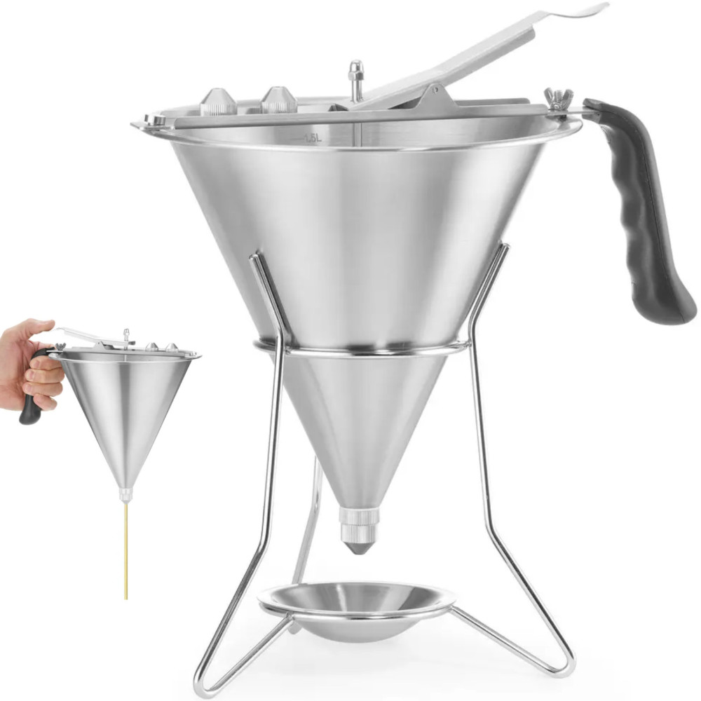 Stålpistoldispenser för såser och krämer - Hendi 551806