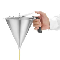 Stalen pistooldispenser voor sauzen en crèmes - Hendi 551806