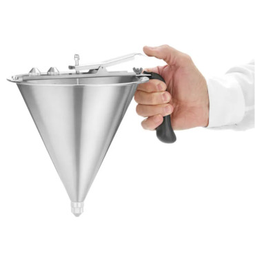 Stålpistoldispenser til saucer og cremer - Hendi 551806