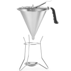 Stalen pistooldispenser voor sauzen en crèmes - Hendi 551806