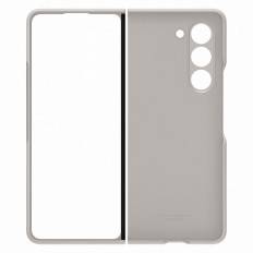 Θήκη σιλικόνης για το Samsung Galaxy με Fold 5 με μπεζ στάση και ζώνη