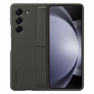 Siliconen Pouch voor Samsung Galaxy van Fold 5 met een zwarte balk en streep