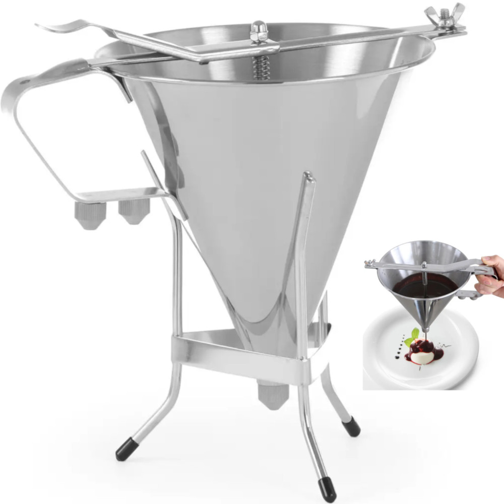 Dispensador de pistola de aço para molhos e cremes de linha de cozinha - Hendi 551813