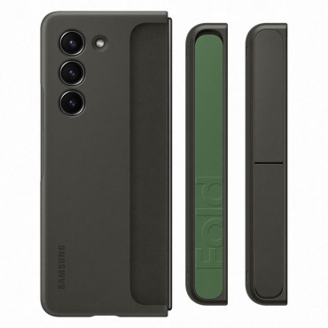 Silikona maisiņš Samsung Galaxy no Fold 5 ar melnu bāru un svītru