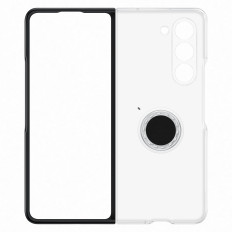 Silikónový puzdro pre Samsung Galaxy so záhybom 5 Puzdro gadget transparentné