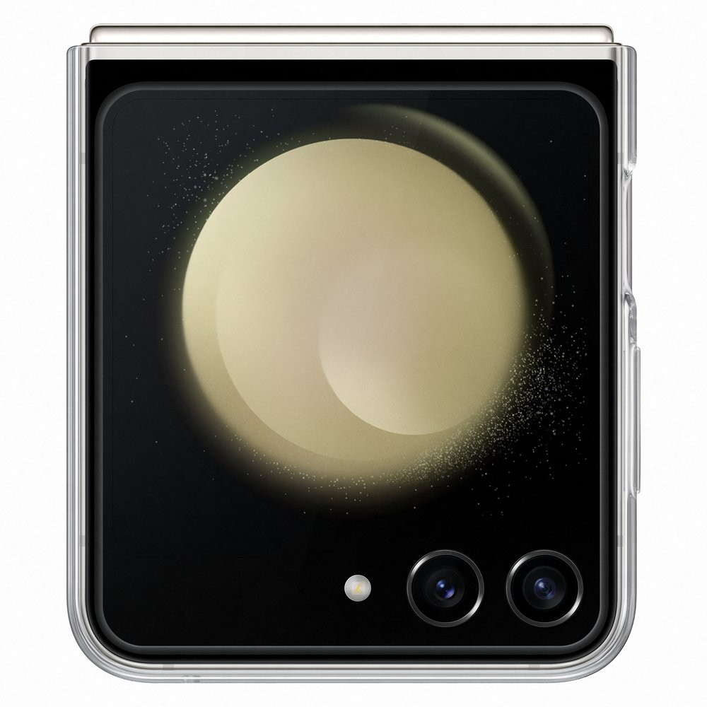 Custodia in silicone per Samsung Galaxy con flip 5 flipsuit trasparente