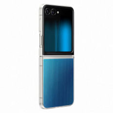 Funda de silicona para Samsung Galaxy con flips de flip 5 transparente