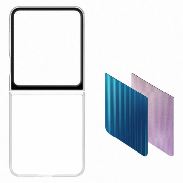 Silikonväska för Samsung Galaxy med flip 5 Flipsuit transparent