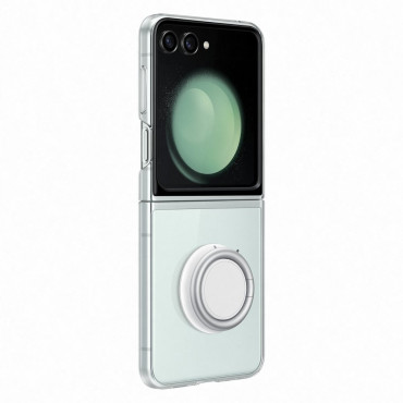 Silicone tasak a Samsung Galaxy-hez flip 5 gadget tok átlátszó