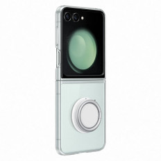 Silicone tasak a Samsung Galaxy-hez flip 5 gadget tok átlátszó