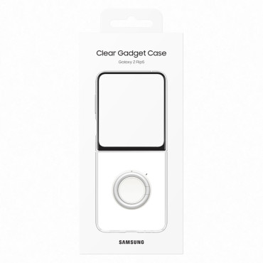 Silicone tasak a Samsung Galaxy-hez flip 5 gadget tok átlátszó