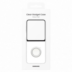Silicone tasak a Samsung Galaxy-hez flip 5 gadget tok átlátszó
