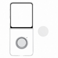Silicone tasak a Samsung Galaxy-hez flip 5 gadget tok átlátszó