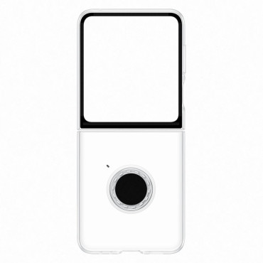 Silicone tasak a Samsung Galaxy-hez flip 5 gadget tok átlátszó