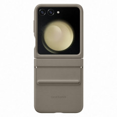 Etuja Cover med Eco-Scoop til Galaxy med Flip 5 Brown