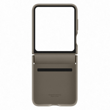 Etuja Cover med Eco-Scoop til Galaxy med Flip 5 Brown