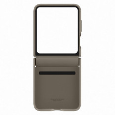 Etuja Cover med Eco-Scoop til Galaxy med Flip 5 Brown