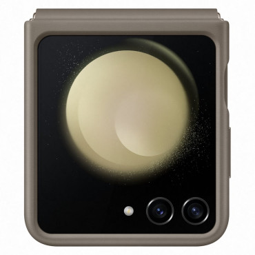 Etuja Cover med Eco-Scoop til Galaxy med Flip 5 Brown