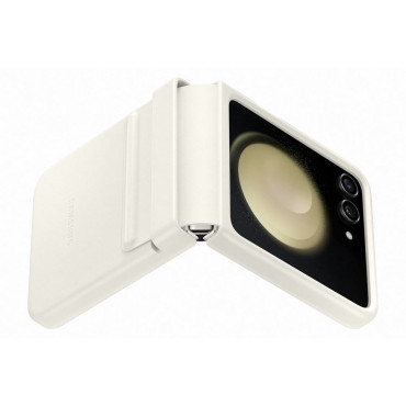 Case Cover ar Eco-liekšķere Galaxy ar Flip 5 krēmveida